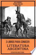 Libro 3 Libros para Conocer Literatura Argentina