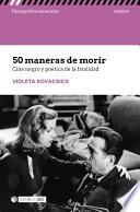 Libro 50 maneras de morir