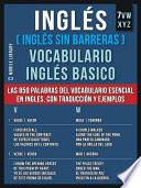 Libro 8 - VWXYZ - Inglés (Inglés Sin Barreras) Vocabulario Inglés Basico