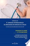 Libro Actas de las X Jornadas internacionales de Graduados en Ciencias de la Salud