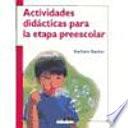 Libro Actividades didácticas para la etapa preescolar