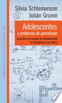 Libro Adolescentes y problemas de aprendizaje