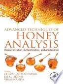 Libro Advanced Techniques of Honey Analysis