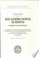 Anales de la Real Academia Nacional de Medicina - 1992 - Número extraordinario
