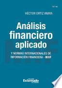 Libro Análisis financiero aplicado y normas internacionales de información financiera - NIIF