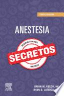 Libro Anestesia. Secretos