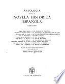 Antología de la novela histórica española (1830-1844)
