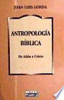 Libro Antropología bíblica