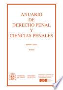 Anuario de Derecho Penal y Ciencias Penales (tomo LXXIV, 2021)