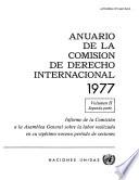 Libro Anuario de la Comisión de Derecho Internacional 1977, Vol.II, Part 2
