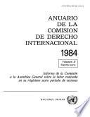 Anuario de la Comisión de Derecho Internacional 1984, Vol.II, Part 2