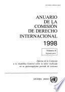 Libro Anuario de la Comisión de Derecho Internacional 1998, Vol.II, Parte 2