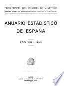 Anuario estadístico de España
