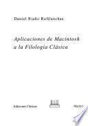 Aplicaciones de Macintosh a la filología clásica