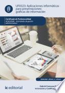 Libro Aplicaciones informáticas para presentaciones: gráficas de información. ADGD0308