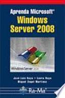 Libro Aprenda Microsoft Windows Server 2008