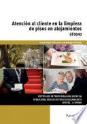 Libro Atención al cliente en la limpieza de pisos en alojamientos