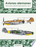 Libro Aviones alemanes libro para colorear para adultos 1 & 2