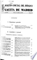 Boletâin oficial del estado: Gaceta de Madrid