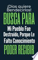 Libro Busca Para Poder Recibir ¡Dios quiere Bendecirlos!