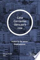 Libro Calle Corrientes Obra para cine