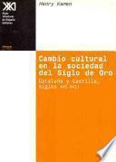 Libro Cambio cultural en la sociedad del Siglo de Oro