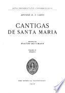 Cantigas de Santa María: Glossário