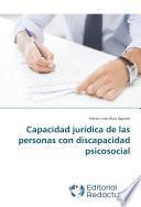 Libro Capacidad jurídica de las personas con discapacidad psicosocial