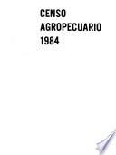 Censo agropecuario 1984