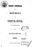 Censo general de la República de Costa Rica, 27 de noviembre de 1864