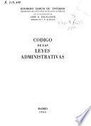Código de las leyes administrativas
