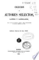Colección de autores selectos latinos y castellanos: Año de retórica y poética (VIII, 822 p.)