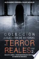 Libro Colección de Historias de Terror Reales Vol 2.