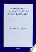 Libro Comentario a las sentencias de Pedro Lombardo II/1