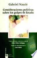 Libro Consideraciones políticas sobre los golpes de Estado