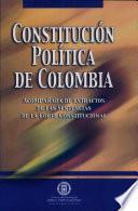 Libro Constitución política de Colombia