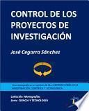 Libro Control de los proyectos de investigación