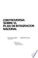 Libro Controversia sobre el plan de integración nacional