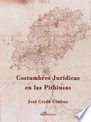 Libro Costumbres jurídicas en las Pithiusas