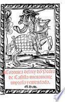 Cronica del rey dõ Pedro de Castilla