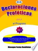 Libro Declaraciones proféticas para el progreso