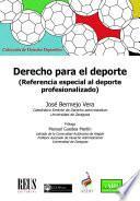 Libro Derecho para el deporte