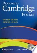 Diccionario Bilingue Cambridge Spanish-English Paperback with CD-ROM Compact Edition