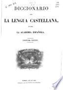 Diccionario de la lengua castellana