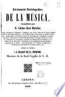 Diccionario enciclopédico de la música