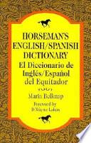 Libro Diccionario Equino en Inglés/español