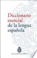 Libro Diccionario esencial de la lengua española