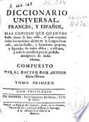 Diccionario universal, francés, y español