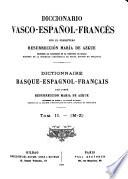 Diccionario vasco-español-frances