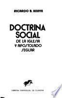 Doctrina social de la iglesia y apostolado seglar